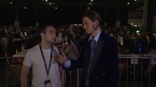 Freestate being interviewed by Extine at i58.